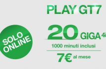 Tre Play GT7, 20 GB e 1000 minuti a 7 euro al mese!
